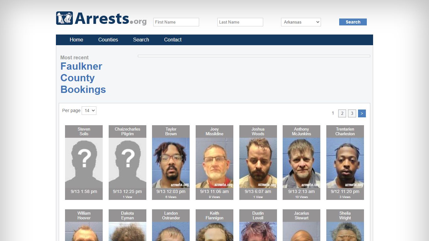 Arkansas Arrests and Inmate Search